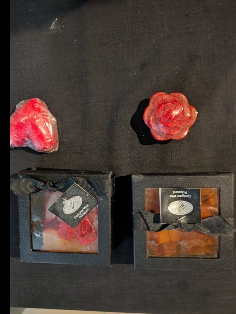 Michaels Cinnamon Candle & Designer Wax Potpourri Bundle – Red & Orange